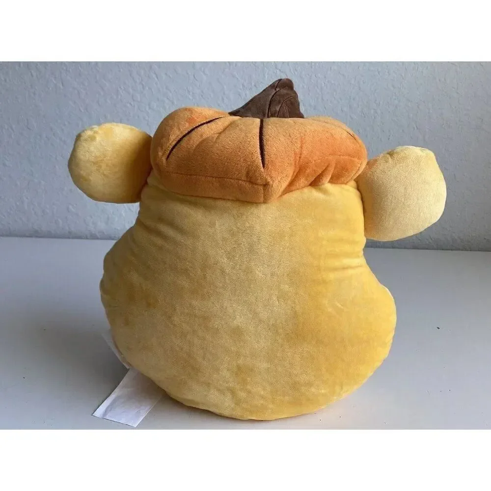 Disney‎ Winnie Pooh Halloween Pumpkin Hat Soft Decorative Accent Pillow NEW